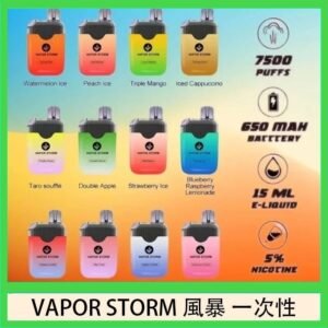 Vapor Storm風暴電子煙7500口（5%）一次性